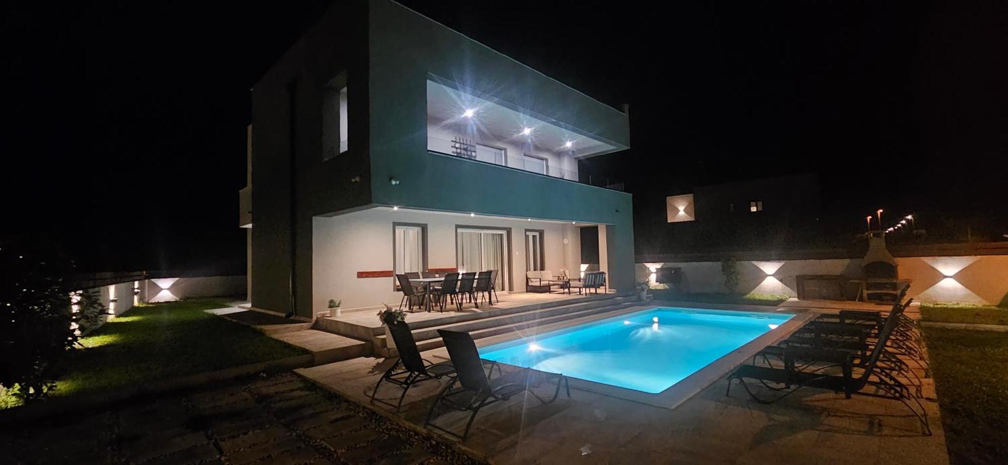 Villa Tia With Heated Pool & Jacuzzi Murvica  Eksteriør bilde