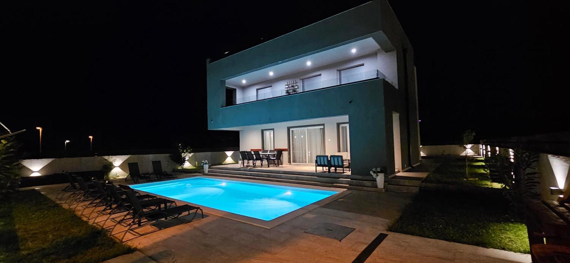 Villa Tia With Heated Pool & Jacuzzi Murvica  Eksteriør bilde